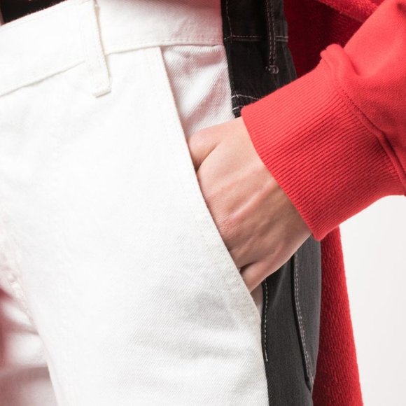 NWT - MONSE Two-Tone Branded Jeans - Size 8 - Picture 5 of 15